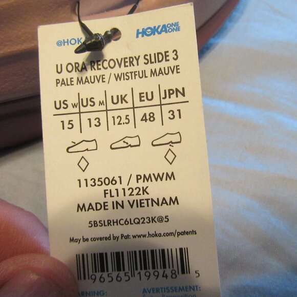Hoka One One Ora Recovery Slide 3 Mens 13 / Womens 15 New